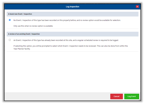 How to Log a New Inspection (Web)? – RiskWise Software Support